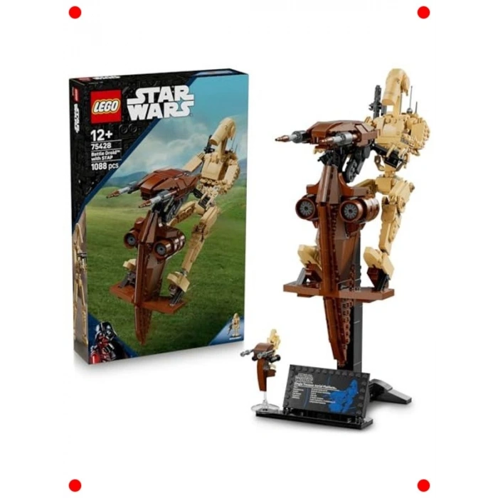 Galaktik Savaş Droidi ve STAP Yapım Seti (1088 Parça)