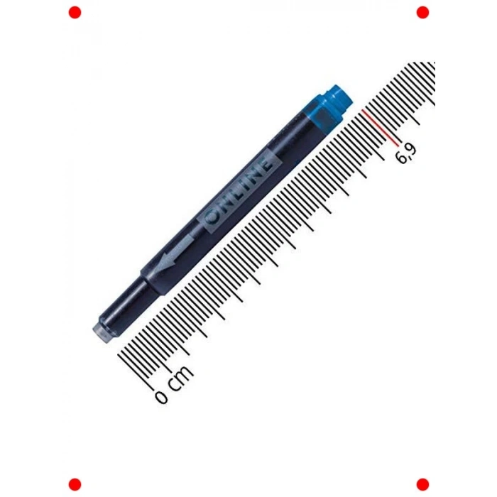 Gece Mavisi Mürekkep Kartuşu Seti