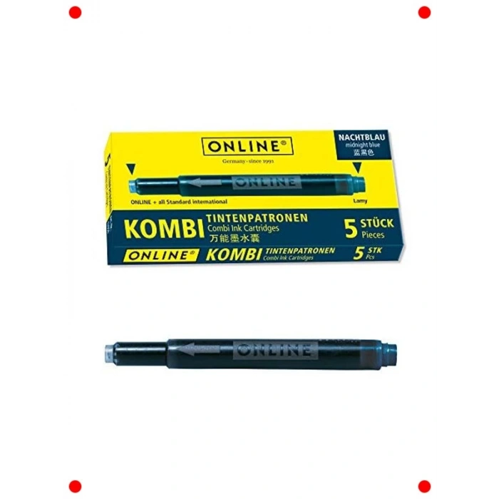 Gece Mavisi Mürekkep Kartuşu Seti