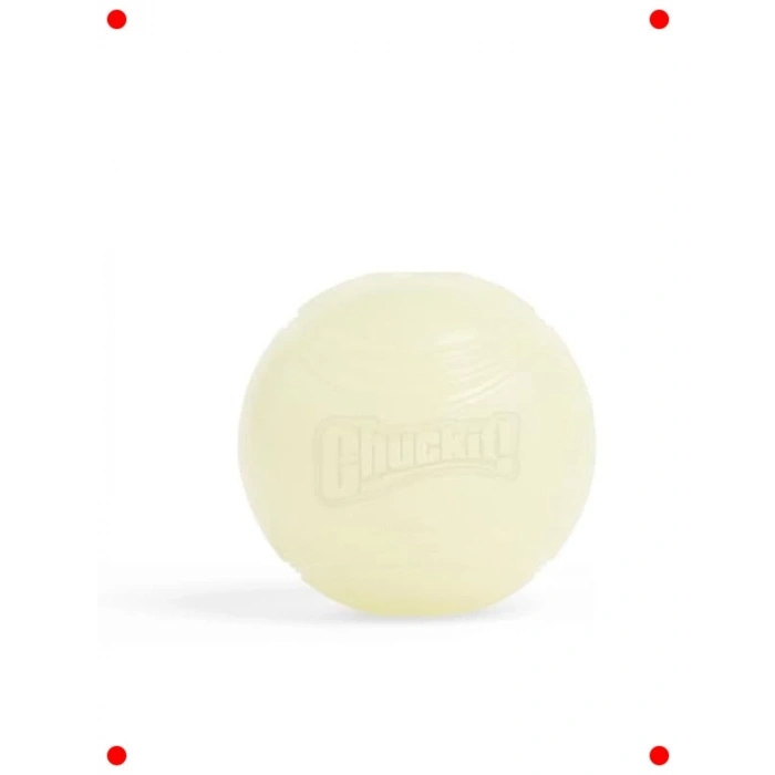 Gece Parlayan Dayanıklı Köpek Oyun Topu (Orta Boy)