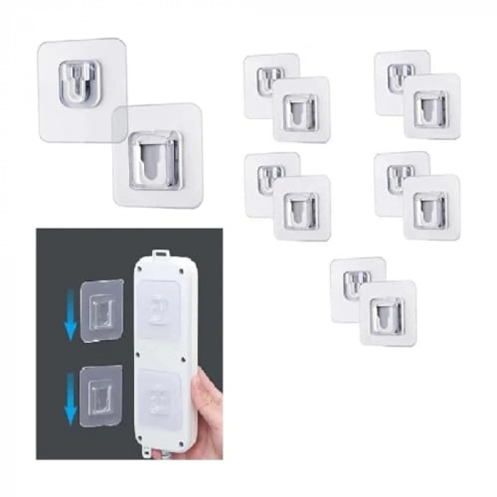 Geçmeli Klips Eşya Sabitleme Askısı, 5 Set