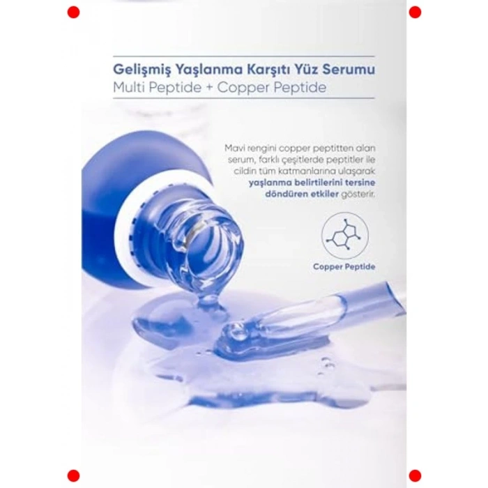 Gelişmiş Yaşlanma Karşıtı Multi Peptide & Bakır Peptit Serumu