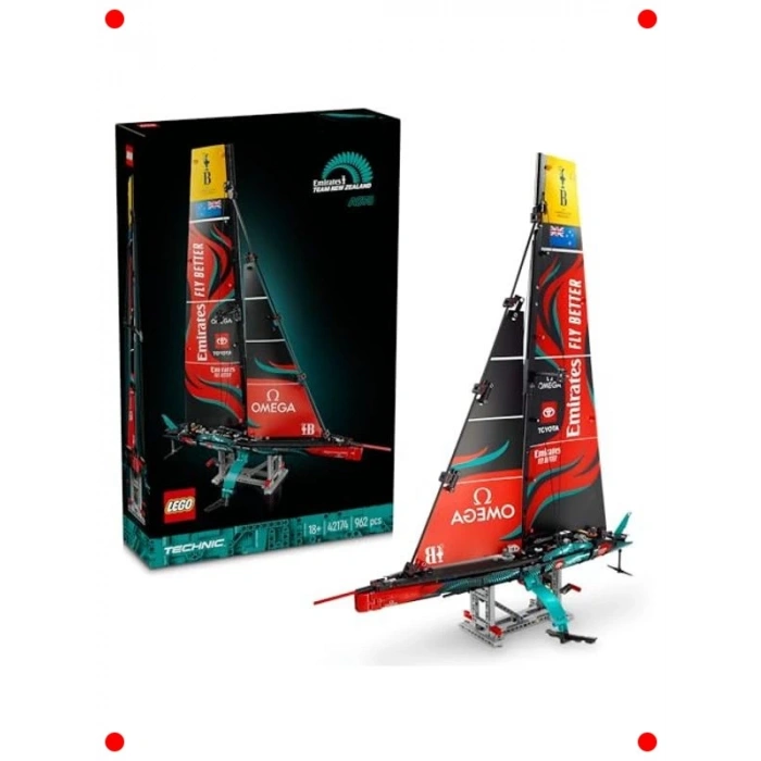 Gelişmiş Yelkenli Tekne Modeli Yapım Seti (962 Parça)