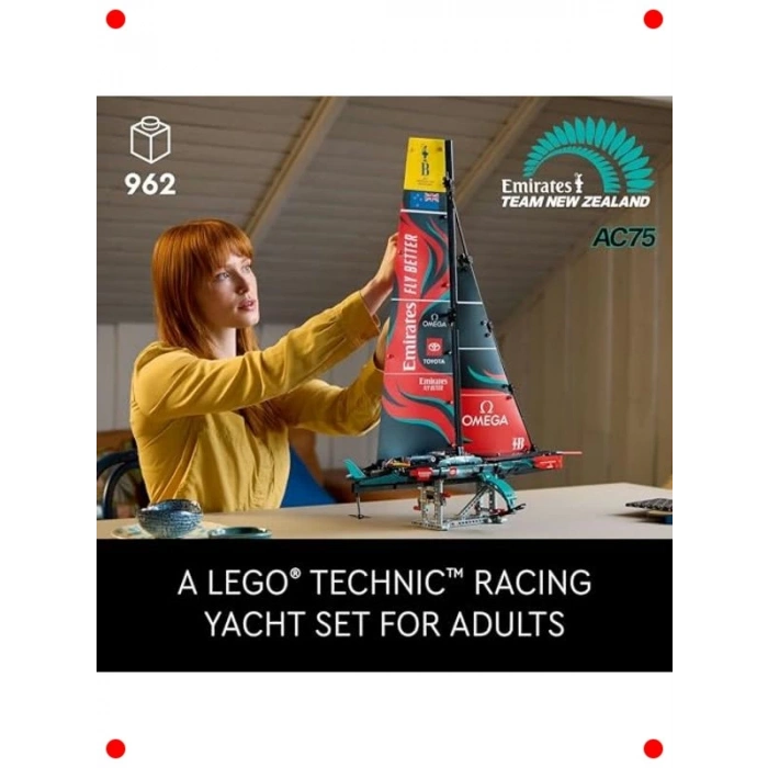 Gelişmiş Yelkenli Tekne Modeli Yapım Seti (962 Parça)