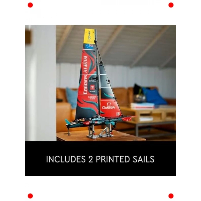 Gelişmiş Yelkenli Tekne Modeli Yapım Seti (962 Parça)