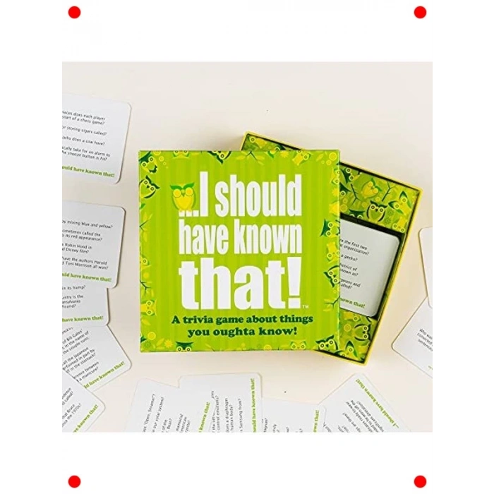 Genel Bilgi Yarışması Eğlence Kart Oyunu