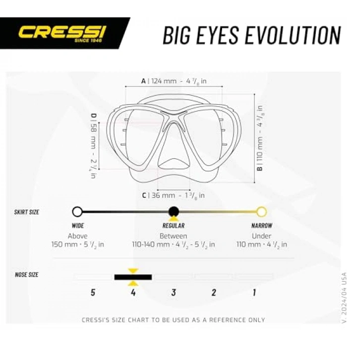 Geniş Görüş Açılı Siyah/Mavi Maske - Hypoalerjik Silikon ile
