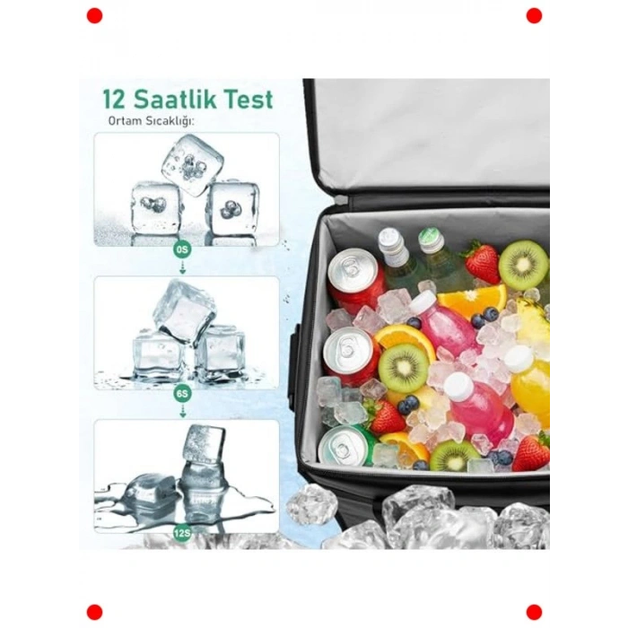 Geniş Hacimli Termal Piknik ve Kamp Çantası