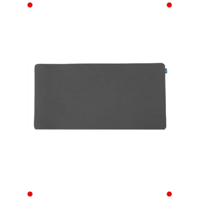 Geniş Oyuncu Mouse Pad - 700x350mm, 4mm Dikişli Siyah