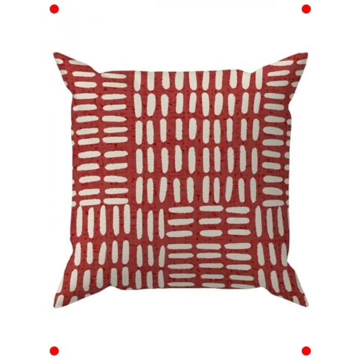 Geometrik Desenli Dekoratif Kırlent Kılıfı