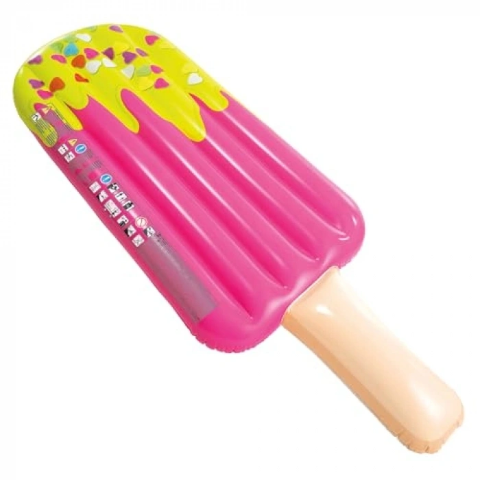 Gerçekçi Baskı, Çok Renkli Popsicle Mat, 183 x 66 cm