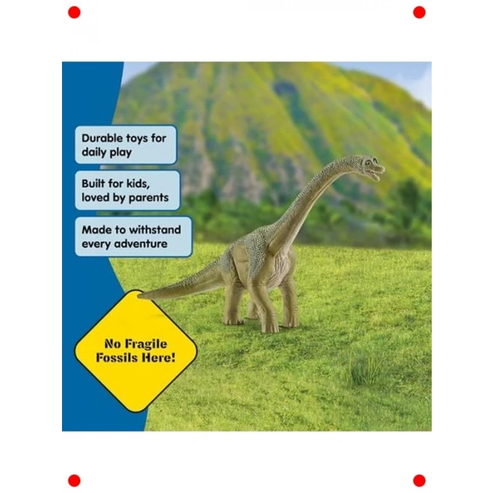 Gerçekçi Brachiosaurus Dinozor Figürü