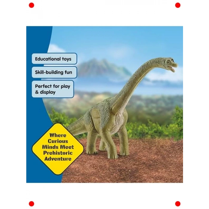Gerçekçi Brachiosaurus Dinozor Figürü