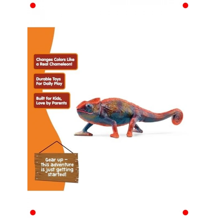 Gerçekçi Bukalemun Oyun Figürü