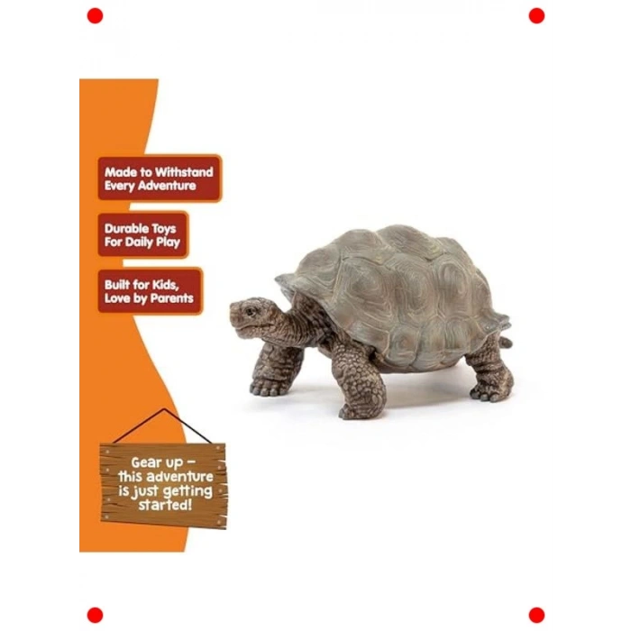 Gerçekçi Dev Tosbağa Figürü