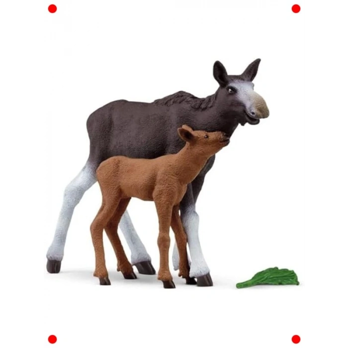 Gerçekçi Geyik Ailesi Figür Seti