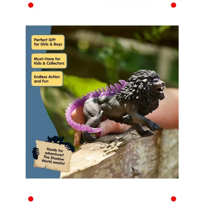 Gerçekçi Gölge Aslan Figürü