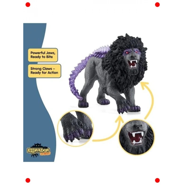 Gerçekçi Gölge Aslan Figürü