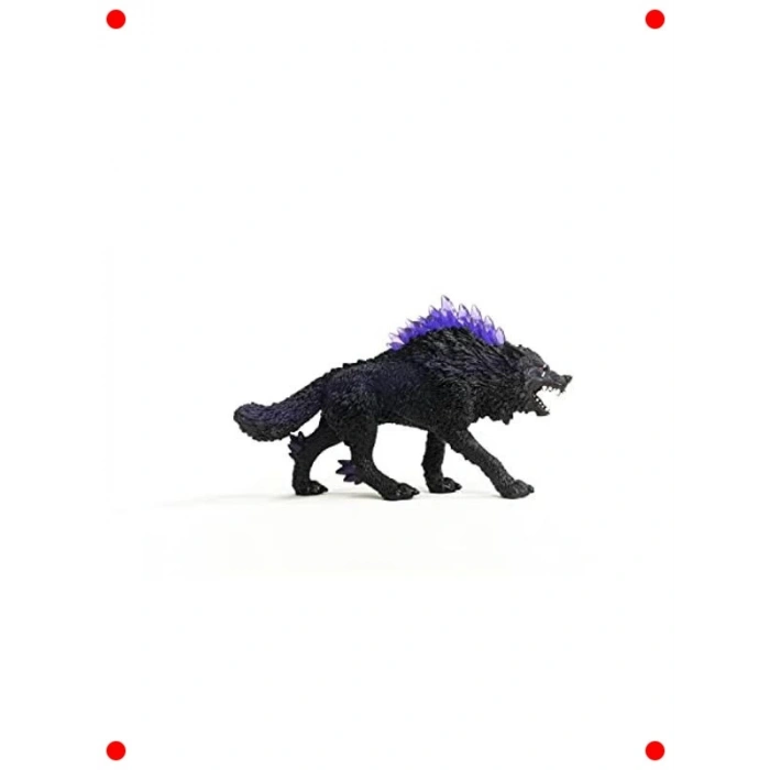 Gerçekçi Gölge Kurt Hayvan Figürü