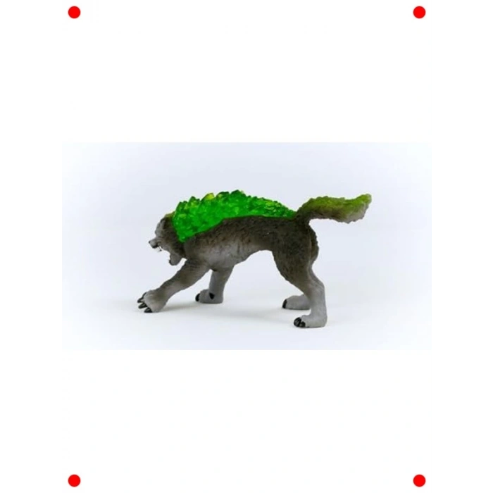 Gerçekçi Granit Kurt Hayvan Figürü