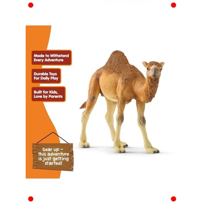 Gerçekçi Hörgüçlü Deve Oyuncak Figürü