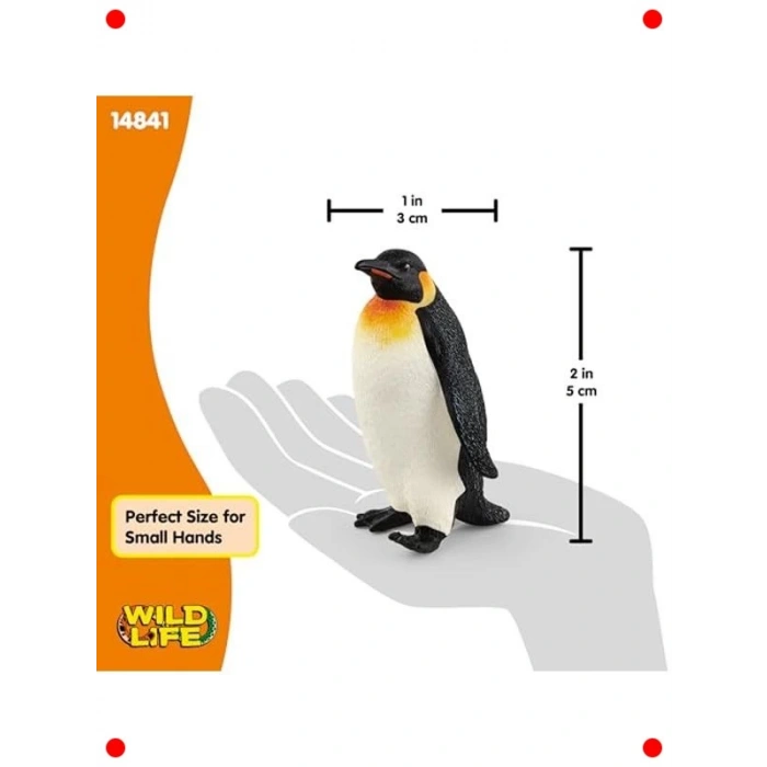 Gerçekçi İmparator Penguen Figürü