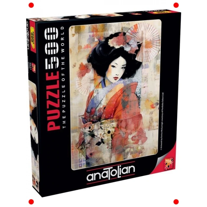 Geyşa Temalı 500 Parça Yetişkin Yapboz