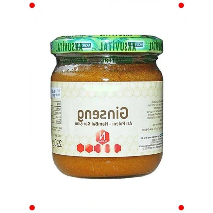 Ginsengli Arı Sütü, Bal & Polen Karışımı 13.000 Mg