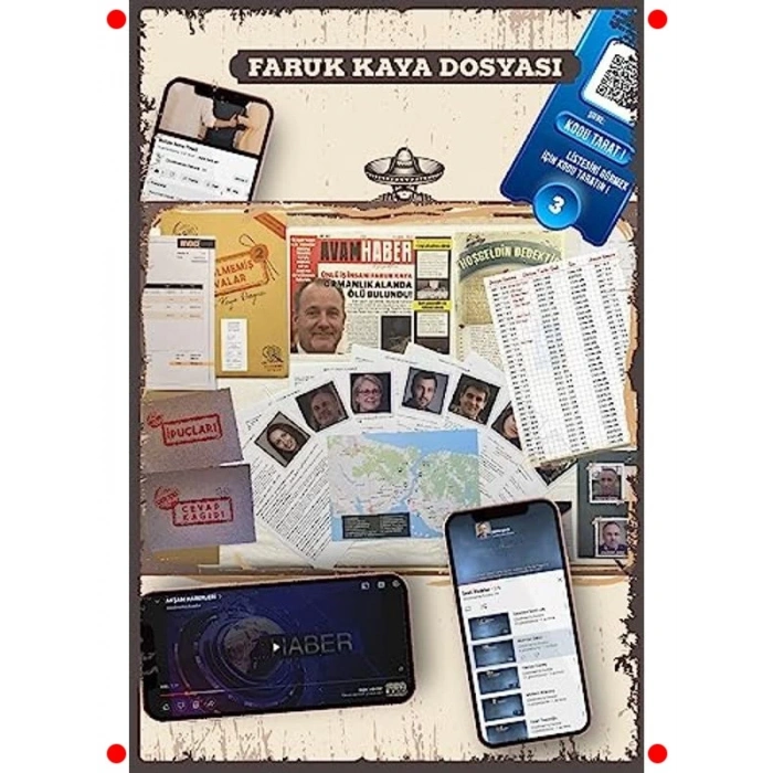 Gizemli Davalar: Suç Çözümleme Dedektif Kutu Oyunu