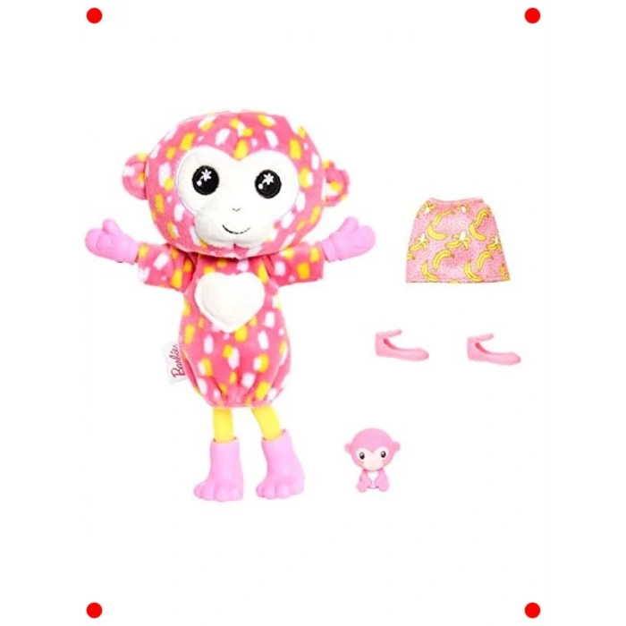 Gizemli Kutulu Bebek - Tropikal Orman Serisi Maymun Figürlü