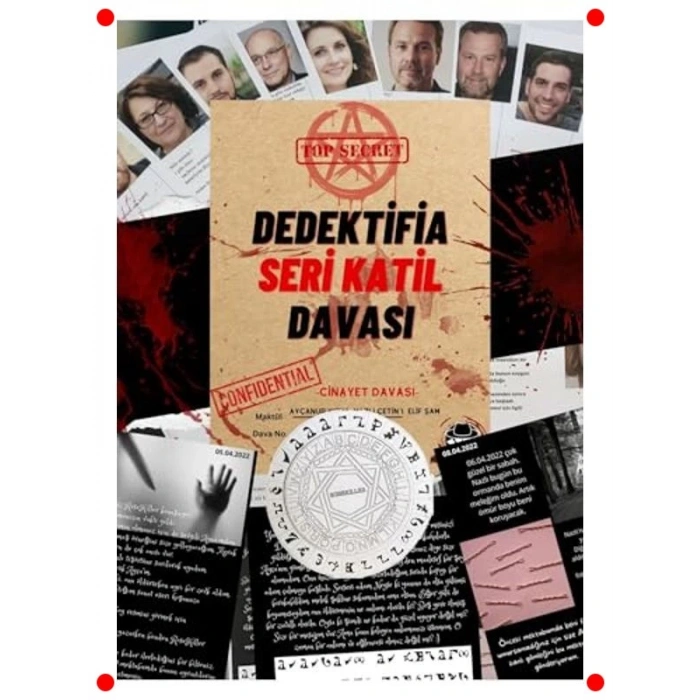 Gizemli Seri Cinayet Dedektiflik Masa Oyunu