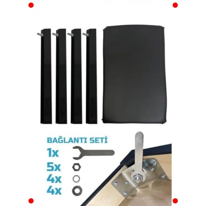 Gizli Bölmeli Siyah Piyano Taburesi