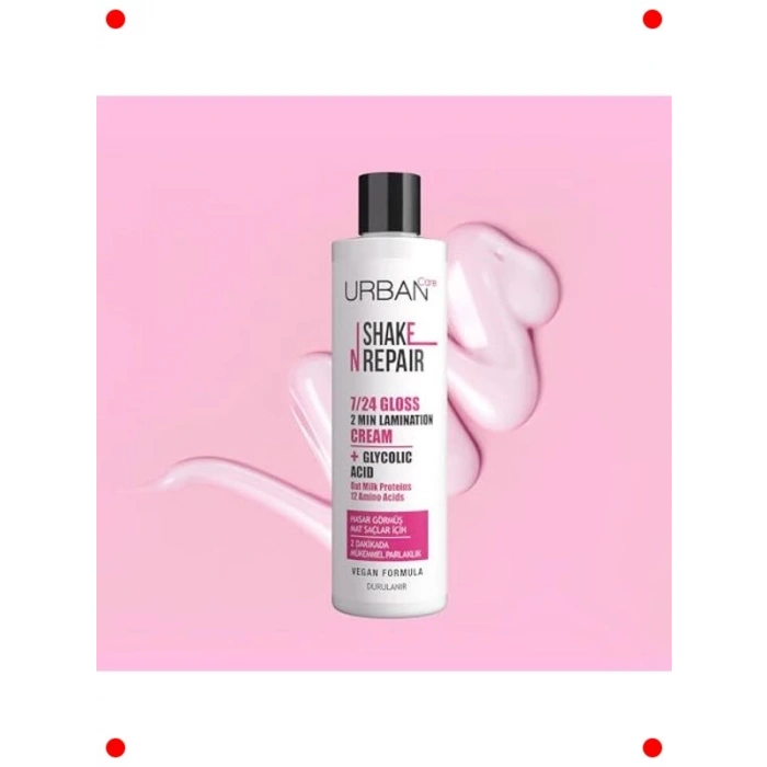 Glikolik Asitli Parlaklık & Laminasyon Saç Kremi (Vegan)