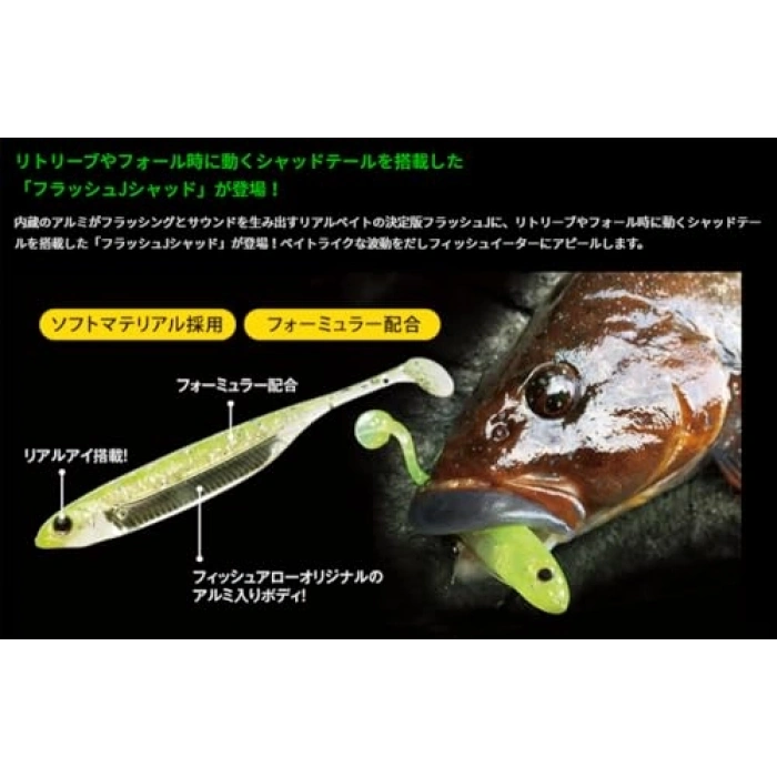 Glow/Silver Renkli Olta, 3 İnç Boyut, 5 Adet Set