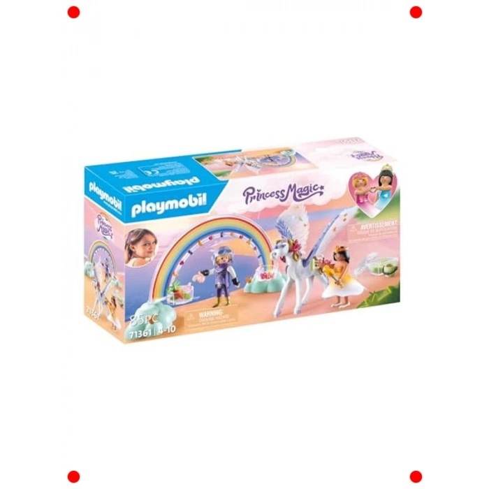 Gökkuşaklı Pegasus Büyülü Oyun Seti (4+ Yaş)