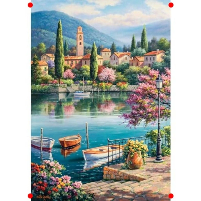 Gölde Akşamüstü Temalı 500 Parça Yapboz