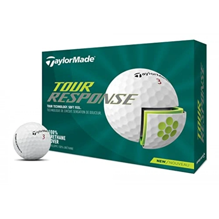 Golf Oyunları için Şerit Desenli Dayanıklı Golf Topu