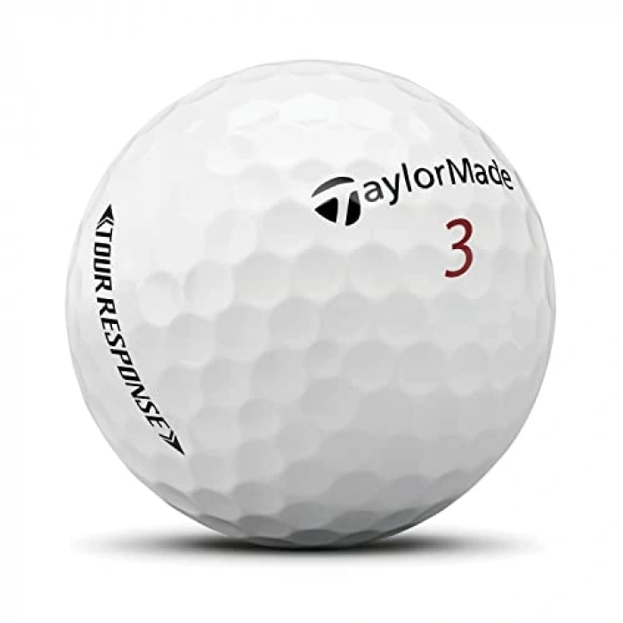 Golf Oyunları için Şerit Desenli Dayanıklı Golf Topu