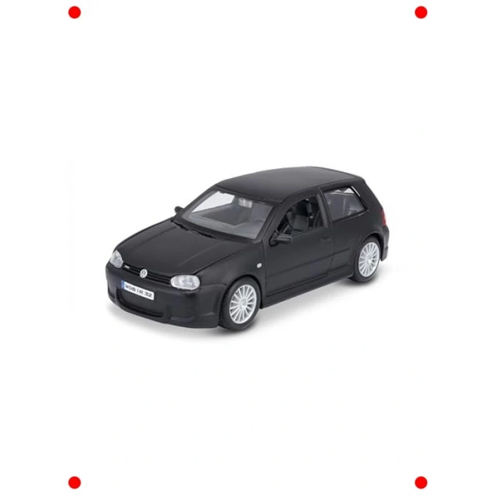 Golf R32 1:24 Ölçekli Mat Siyah Koleksiyon Model Araç