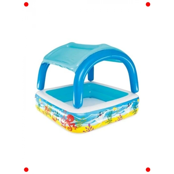 Gölgelikli Çocuk Oyun Havuzu - 1.40m x 1.40m
