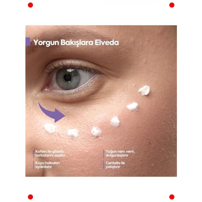 Göz Altı Kremi - Kafein & Hyaluronik Asit - 40 ml