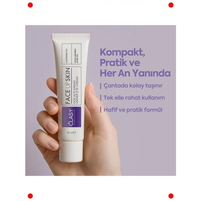 Göz Altı Kremi - Kafein & Hyaluronik Asit - 40 ml