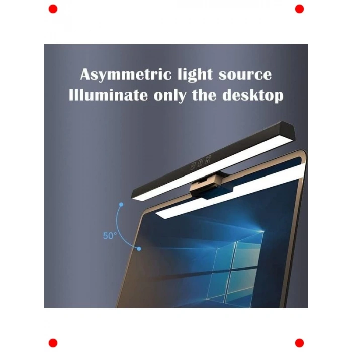 Göz Korumalı LED Monitör Lambası, 50cm