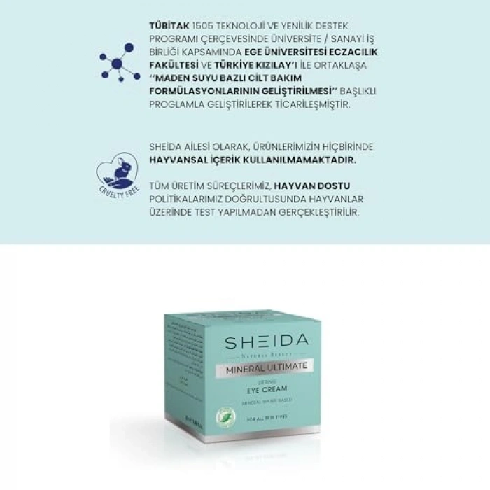 Göz Kremi, 20 ml Kolajen ve Hyaluronik Asit İçerir