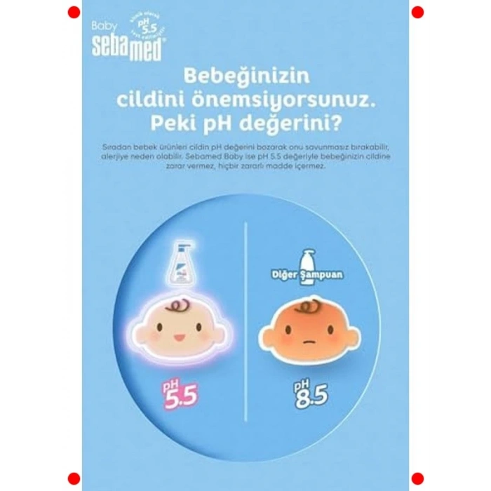 Göz Yakmayan pH 5.5 Nemlendirici Bebek Şampuanı 150 ml