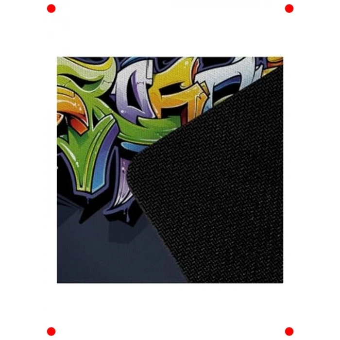 Grafiti Desenli Geniş Mousepad