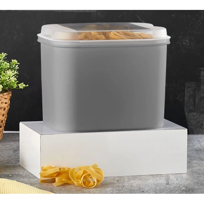 Gri 10 L Kapasiteli Masal Saklama Kabı