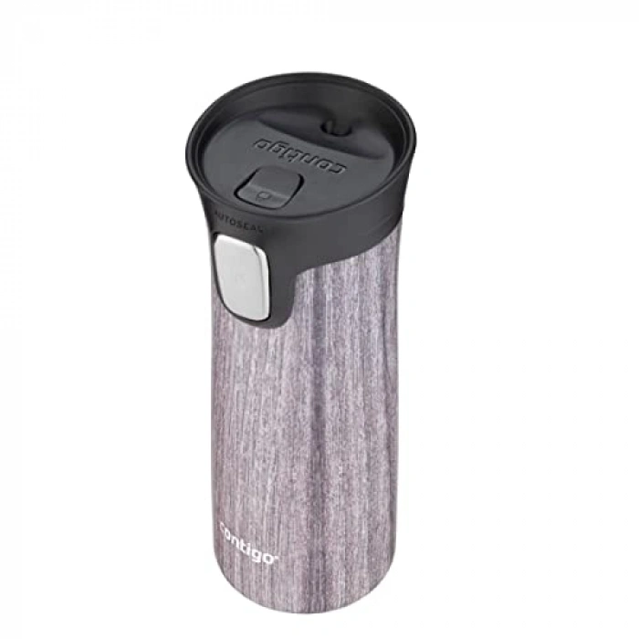 Gri Renkli 420 ml Kapasiteli Paslanmaz Çelik Termo Kupa