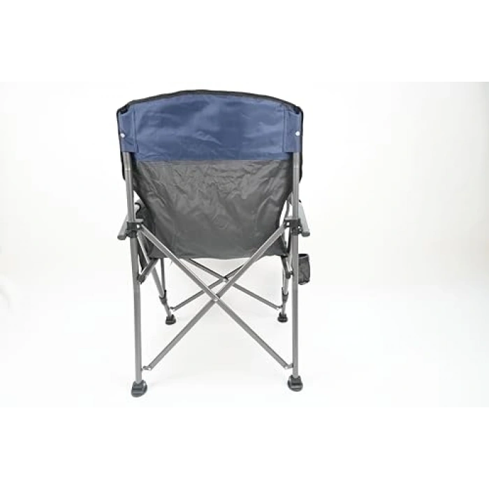 Gri Renkli Lüks Kamp Sandalyesi, Rahat Tasarım