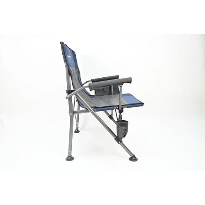 Gri Renkli Lüks Kamp Sandalyesi, Rahat Tasarım